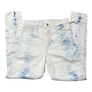 Joe's Jeans Bella 11" high rise skinny ankle white 27 Hydrangea NWT